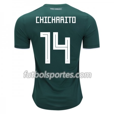 Camisetas México Chicharito 14 Primera Equipacion Mundial 2018